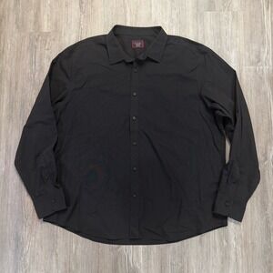 UNTUCKit Men's 3XL Black Stone WF Button Shirt